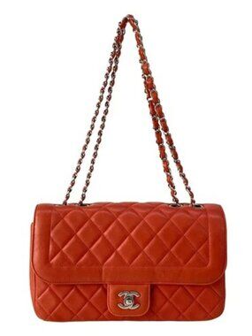 CHANEL Single Flap Matelasse A49336 Pink Lambskin Shoulder Bag